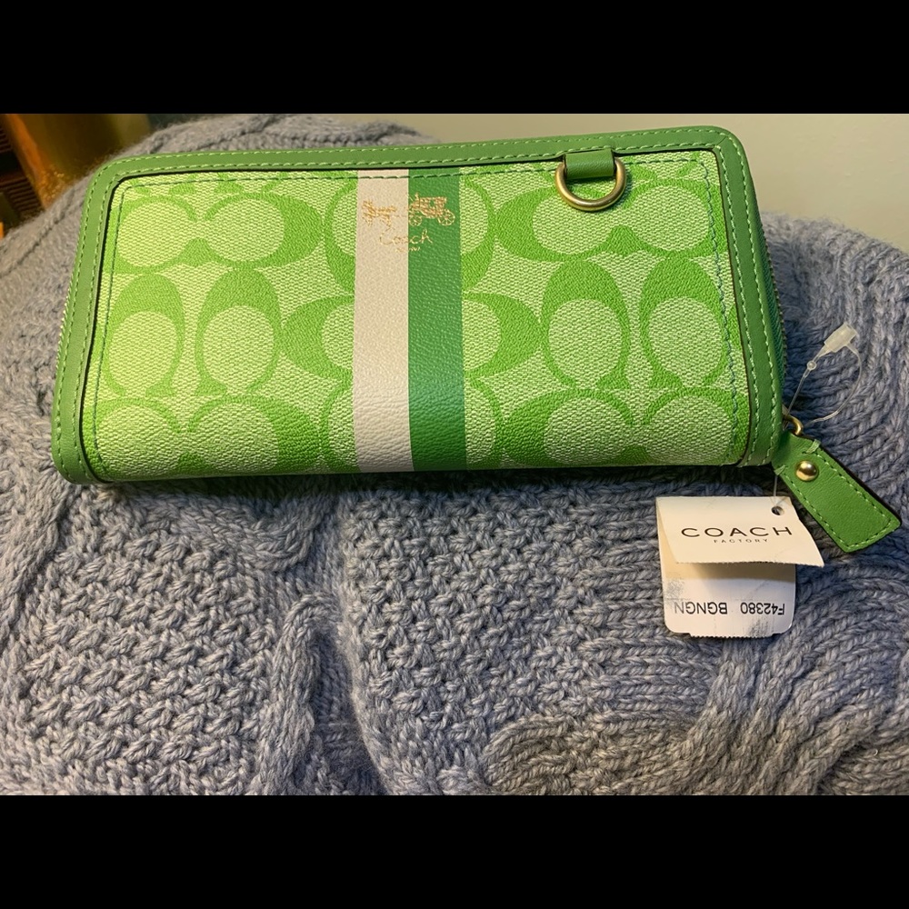 Coach Zip around wallet